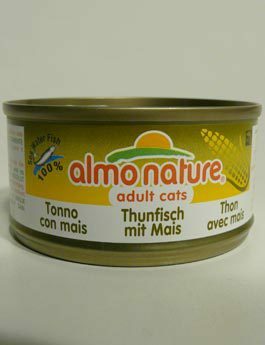 Almo Cat Nature Classic konz. kočka tuňák+kukuřice 70g