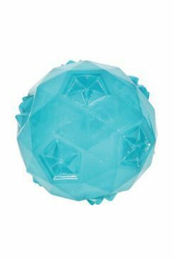 Hračka pes BALL TPR POP míček 6cm tyrkysová Zolux