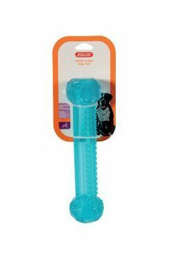 Hračka pes STICK TPR POP kost 25cm tyrkys Zolux