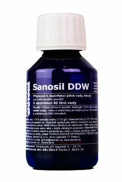 Sanosil DDW dezinfekce pit.vody 80ml/80l vody