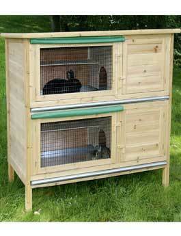 Králíkárna 2 poschodí 116x61x120cm