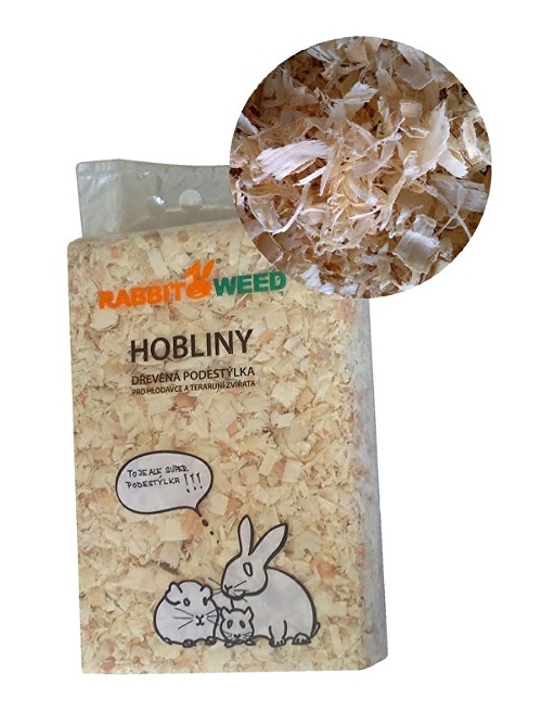 Hobliny podestýlka lis.hrubá TOP RabbitWeed 30l/0,6 kg