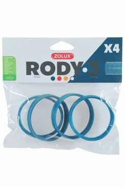 Komponenty Rody 3-spojovací kroužek modrý 4ks Zolux