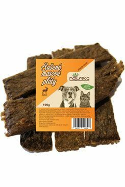 NATURECA pochoutka Masové pláty Jelen 100% maso 100g