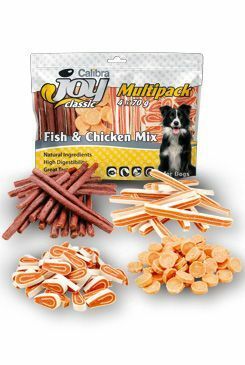 Calibra Joy Dog Multipack Fish & Chicken Mix 4x70g NEW