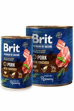 Brit Premium Dog by Nature konz Pork&Trachea 400g