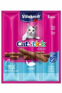 Vitakraft Cat pochoutka Stick  Losos 3x6g