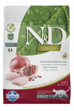N&D PRIME CAT Adult Chicken&Pomegranate 300g