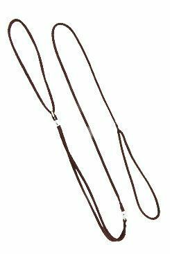 Vodítko DINOFASHION předváděcí šňůra 130cm/7mm hnědé