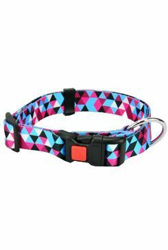 Obojek nylon GEO modrý XS 20-35cm/10mm KAR