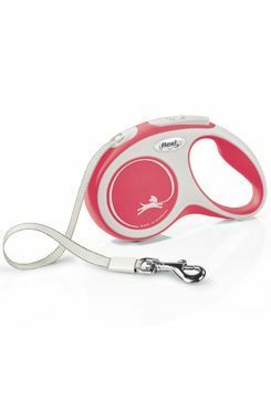 Vodítko FLEXI Comfort New S pásek 5m/15kg červená