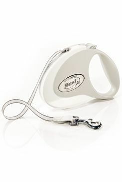 Vodítko FLEXI Style M pásek 5m/25kg bílá