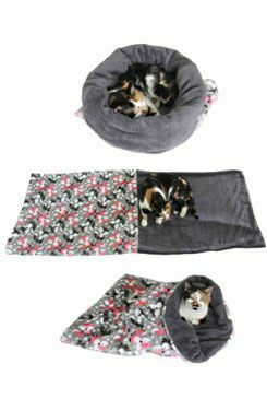 Spací pytel 3v1 liška/šedá XL kočka k.24