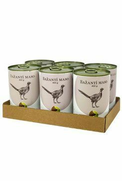 BOHEMIA MASO Bažantí ve vlastní šťávě SIX PACK 6x800g
