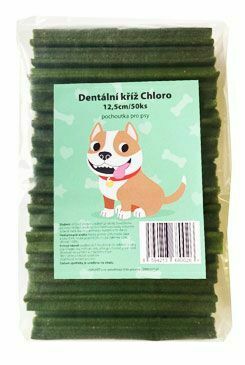 Pochoutka Dentální kříž Chloro 50ks