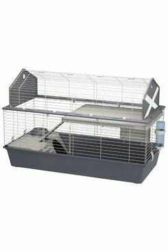 Klec BARN 120 pro hlodavce 119x58x77cm šedá FP