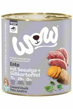 WOW konzerva Senior kachna s batáty 800g