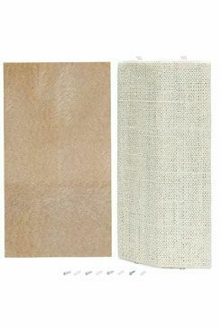 Škrabadlo na stěnu rohové 52cm béžová KAR