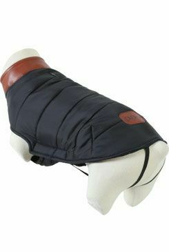 Obleček prošívaná bunda pro psy LONDON černá 30cm Zolux