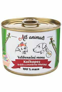 All Animals kočkopes konz. Velikon.menu králík+sm.200g