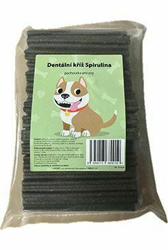 Pochoutka Dentální kříž Spirulina 50ks
