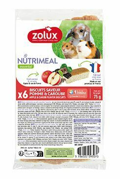 Poch. NUTRIMEAL Cookies hlodavci jablko,karob 6ks