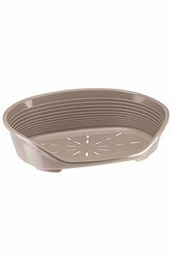 Pelech plast SIESTA DLX 4 hnědý 61,5x45x21,5cm FP