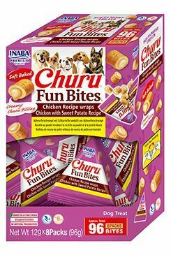 Churu Dog BOX Fun Bites Chicken wraps Chic&Sw.Pot 8x12g