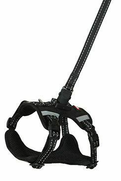 Postroj pes s vodítkem 2m CLIP&GO černá S Zolux