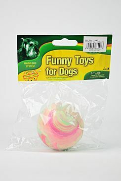 Hračka pes Míč Tvrdá guma 6 cm č.2