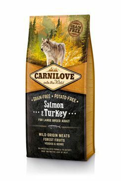 Carnilove Dog Salmon & Turkey for LB Adult  NEW 12kg