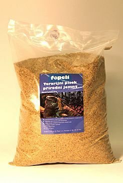 Písek terarijní přírodní 0,5 - 1mm 3kg  Fopeli