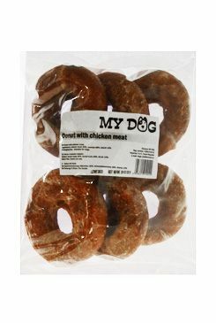 Pochoutka Donut s kuřecím masem 12,5cm/6ks