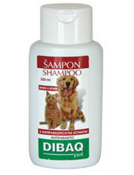 Dibaq Pet šampon antiparazitární pes 200ml