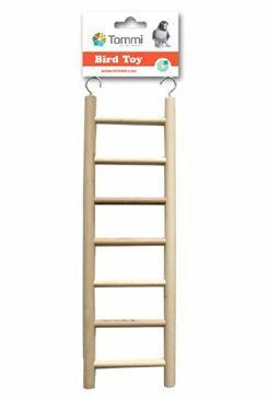 Hračka pro exoty žebřík dřevo 28cm, 7stupňů