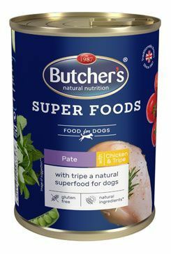 Butcher's Dog Superfood dršťky a kuřecí Paté konz.400g