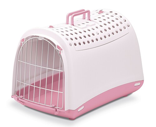 Přepravka pro kočky a psy Linus Cabrio Růžová
