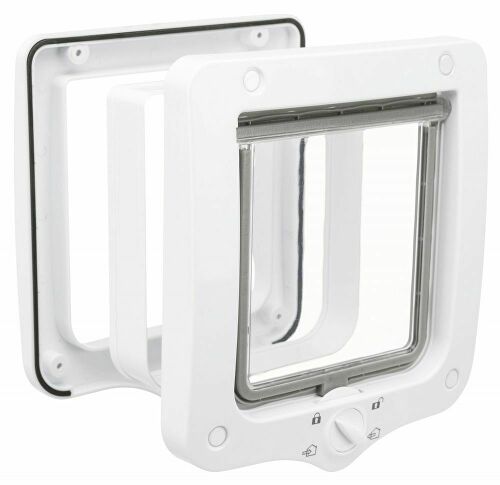 Dvířka kočka plast 4P s tunelem bílá TR