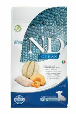 N&D OCEAN DOG Puppy Mini Codfish & Pumpkin & Melon 800g