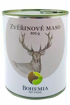 BOHEMIA MASO Zvěřinové ve vlastní šťávě 800g