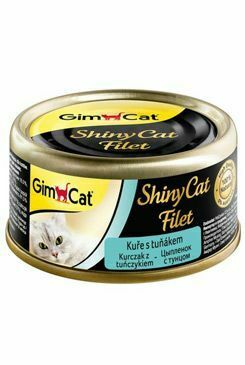 Gimcat ShinyCat konz. filet kuře s tuňákem 70g