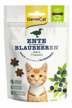 Gimcat Soft Snacks kachna s borůvkami 60g