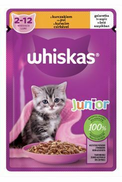 DC Whiskas kaps. Core Junior kuřecí v želé 85g