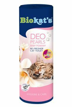 Biokat's osvěžovač WC Deo Pearls baby powder 700g