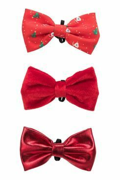 Vánoční Motýlek na obojek 10cm různé motivy TR