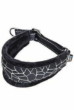 Obojek nylon Cube Hound polostah. černý (S/26-32cm)