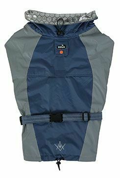 Obleček voděodolný pro psy BIVOUAK modrá 50cm Zolux