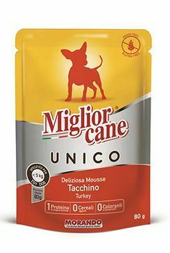 Morando Miglior Cane Unico MINI kapsa pro psy krůtí 80g