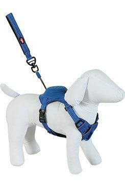 Postroj pes s vodítkem EASY RIDE modrá L Zolux