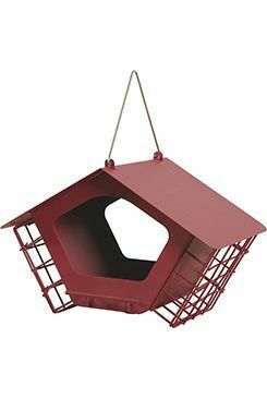 Krmítko venkovní DUO XL kov, červená Zolux